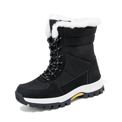 Cotton-padded Shoes Waterproof Non-slip Outdoor Mid-calf Cold-proof Snow Boots